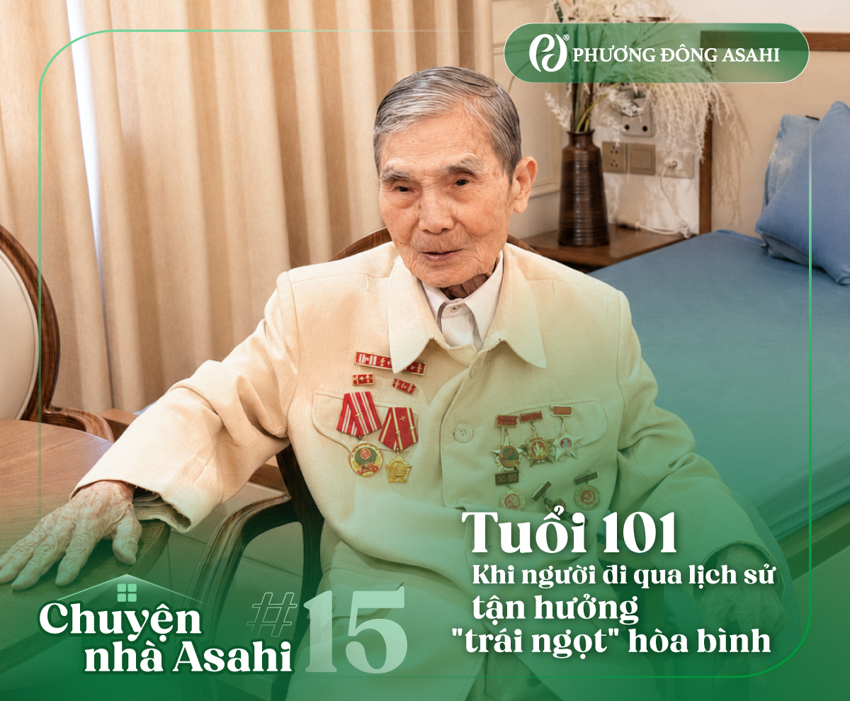 [Chuyện nhà Asahi #15] Tuổi 101: Khi người đi qua lịch sử tận hưởng “trái ngọt” hòa bình