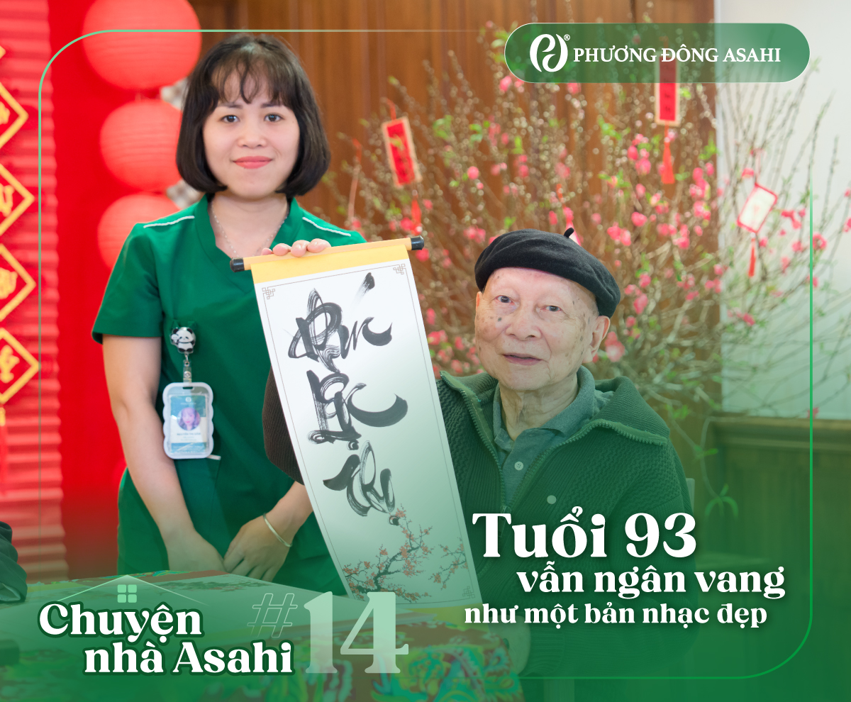 [Chuyện nhà Asahi #14] Tuổi 93 vẫn ngân vang như một bản nhạc đẹp