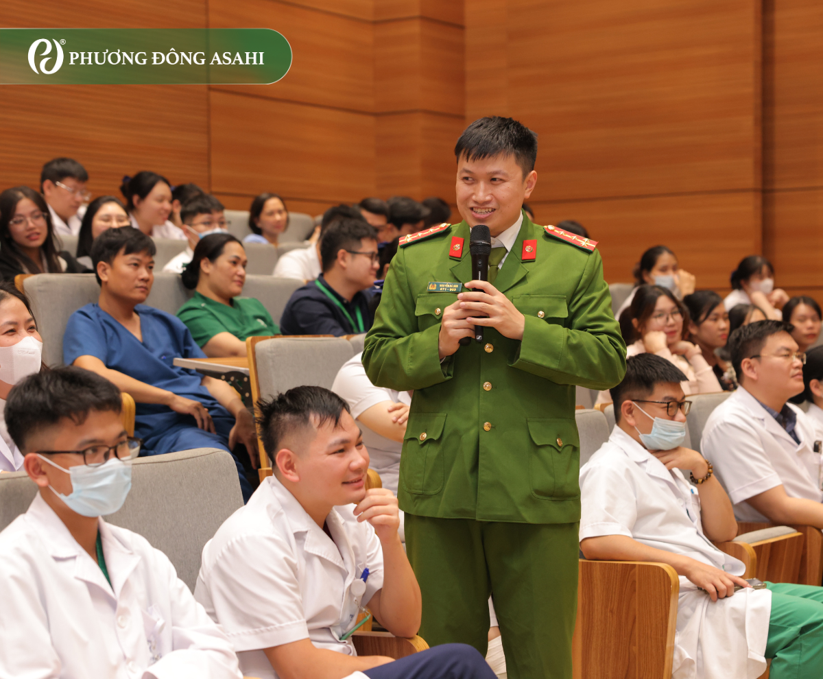 Tập huấn phòng cháy chữa cháy tại Tổ hợp Y tế Phương Đông