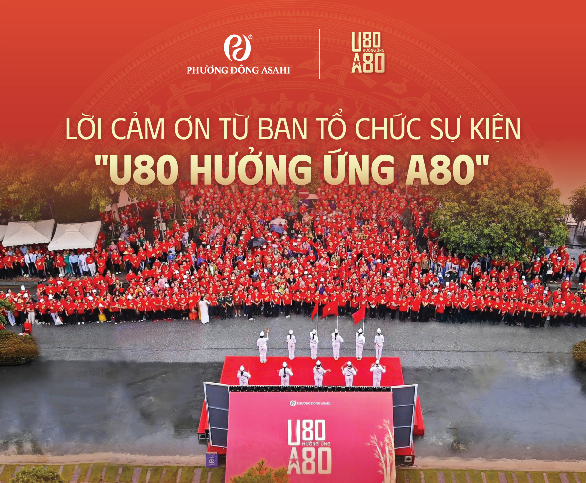 Lời cảm ơn từ Ban tổ chức sự kiện 