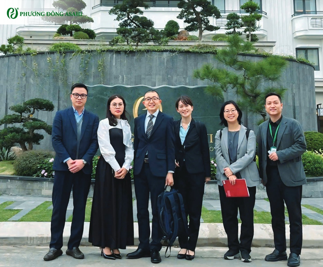 ĐẠI DIỆN CƠ QUAN HỢP TÁC QUỐC TẾ NHẬT BẢN ĐẾN THĂM VÀ LÀM VIỆC TẠI PHƯƠNG ĐÔNG ASAHI