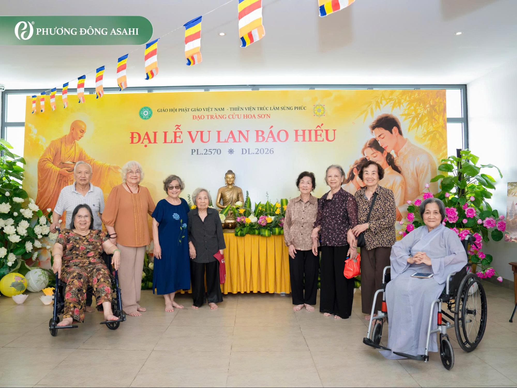 ĐẠI LỄ VU LAN BÁO HIẾU TẠI PHƯƠNG ĐÔNG ASAHI: LẮNG LÒNG TRI ÂN, ĐONG ĐẦY ĐẠO HIẾU