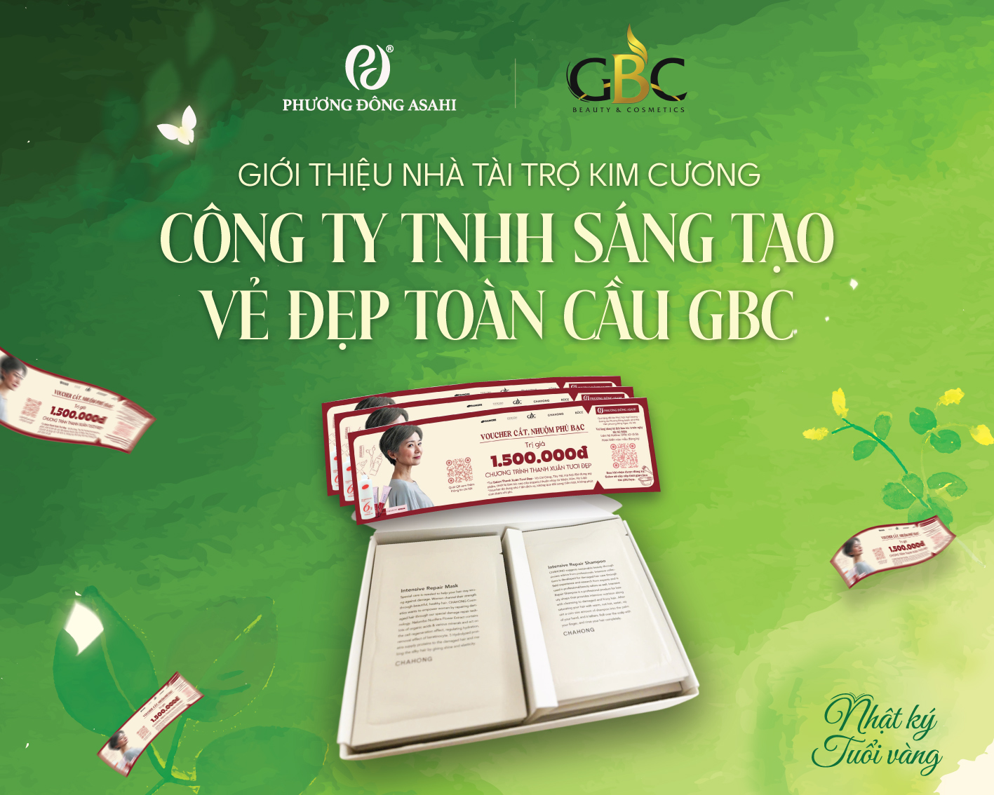 GIỚI THIỆU NHÀ TÀI TRỢ KIM CƯƠNG SỰ KIỆN “NHẬT KÝ TUỔI VÀNG” - CÔNG TY TNHH SÁNG TẠO VẺ ĐẸP TOÀN CẦU (GBC)