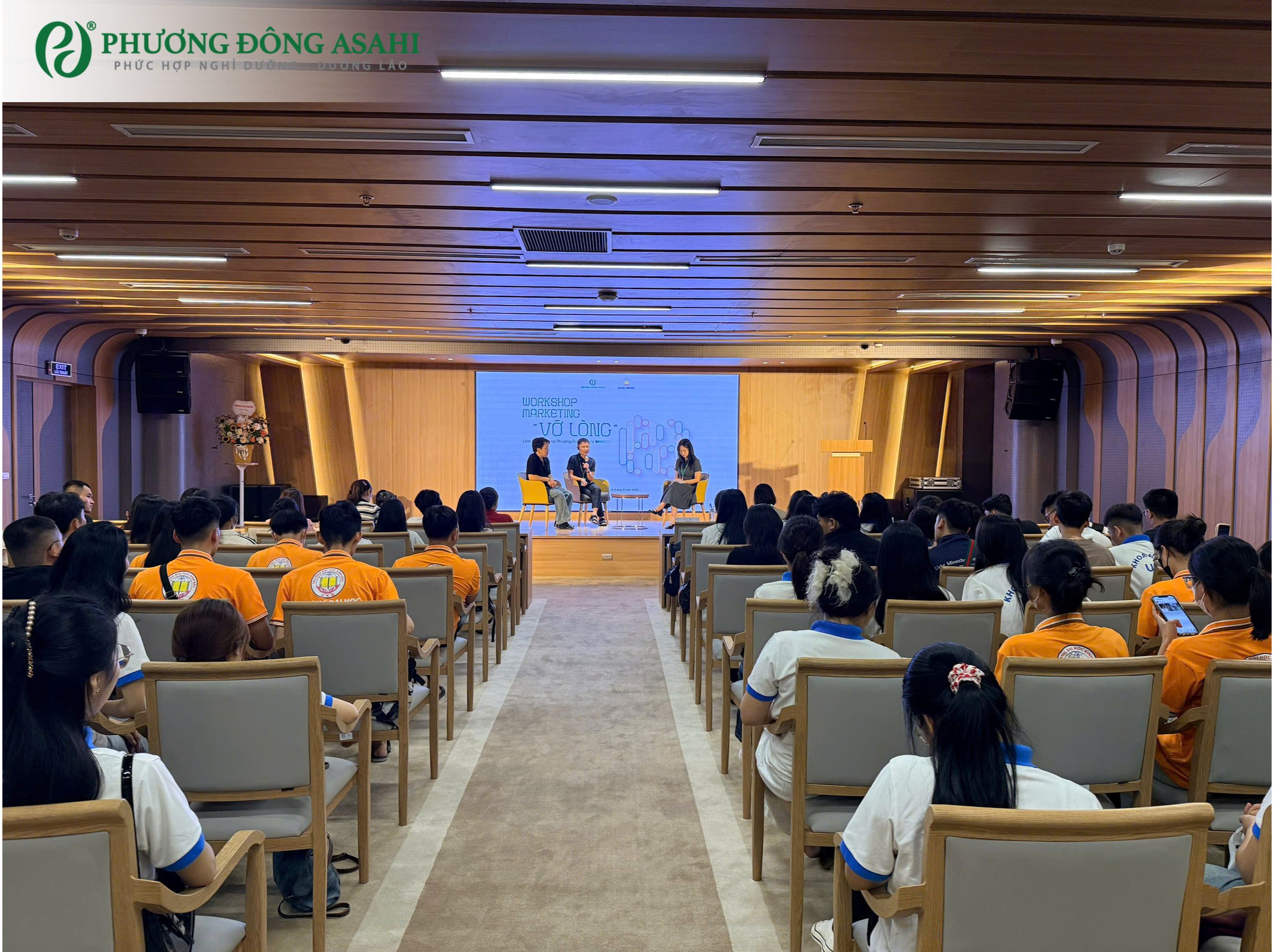 Sinh viên Đại học Kinh Bắc tham quan và học hỏi “Làm Marketing tại Phương Đông Asahi”